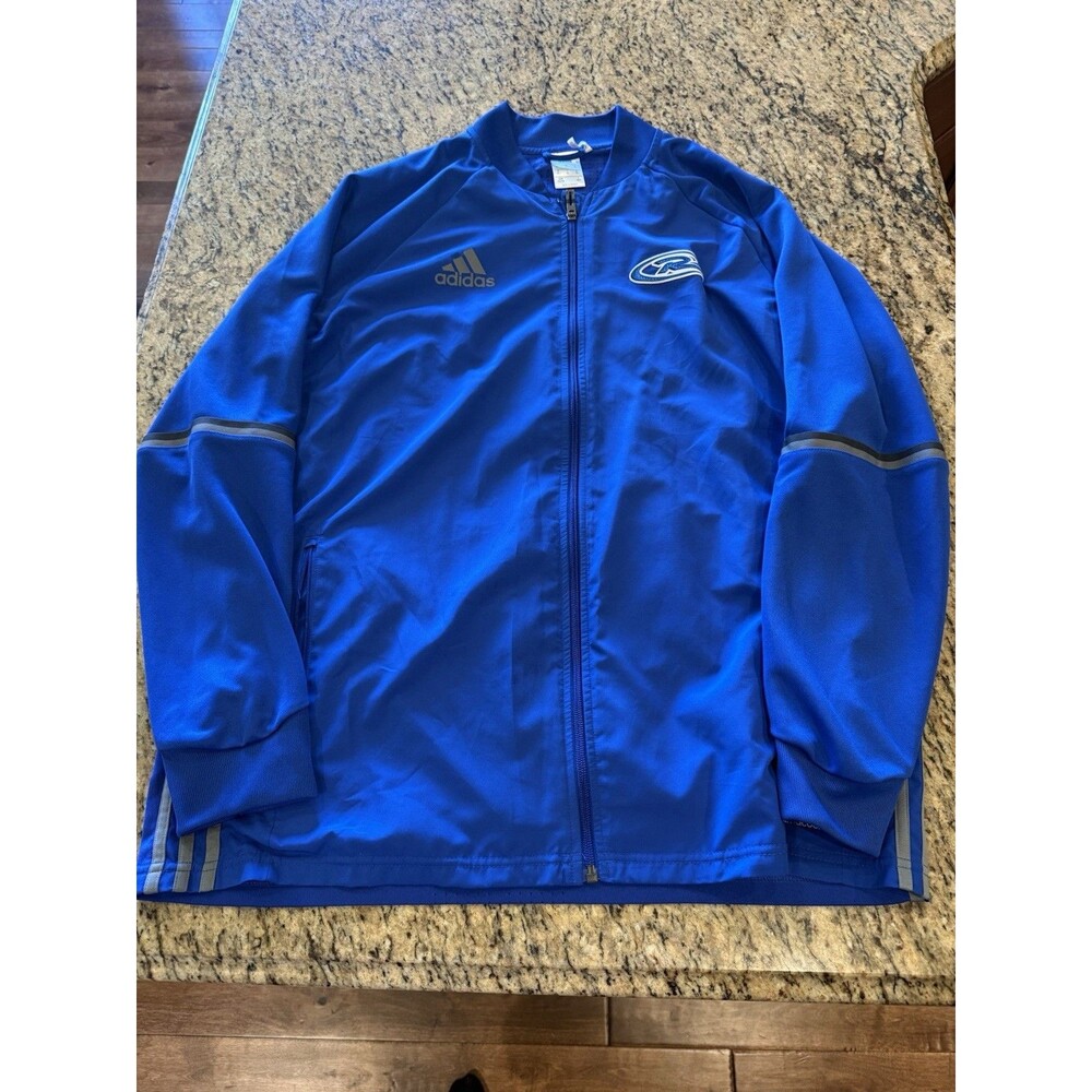 Adidas Training Track Windbreaker Jacket Rush Soccer Men’s Xl Gym Blue